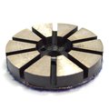 Specialty Diamond 3 Inch Metal Bond Diamond Concrete Floor Grinding Disc with 10 Diamond Segments - 50 Grit PP350